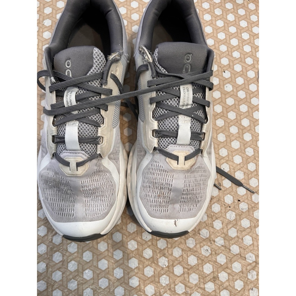 On Cloudrunner 2 Frost White Men's Athletic Sneaker Gray Mesh Size 11M
